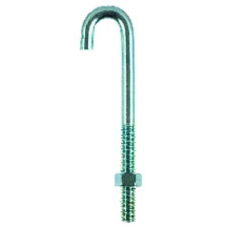 Hampton Hampton Small Zinc-Plated Silver Zinc 1 in. L J-Bolt 375 lb 1 pk 02-3459-869